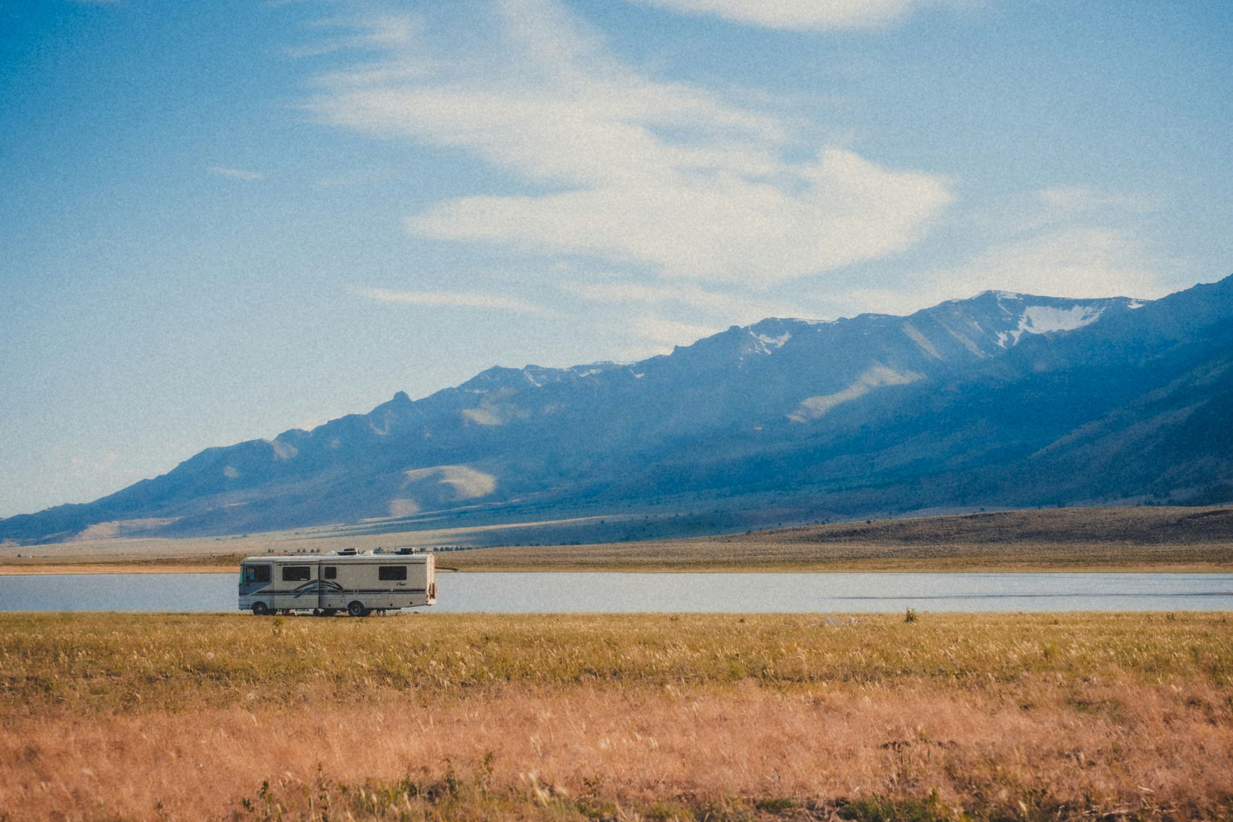 RV in the woods